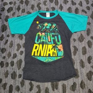 Take That California Surf Tropical Crewneck Tee sz M